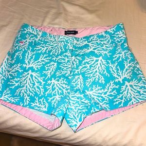 Southern Marsh Coral Shorts 🩵🩷
